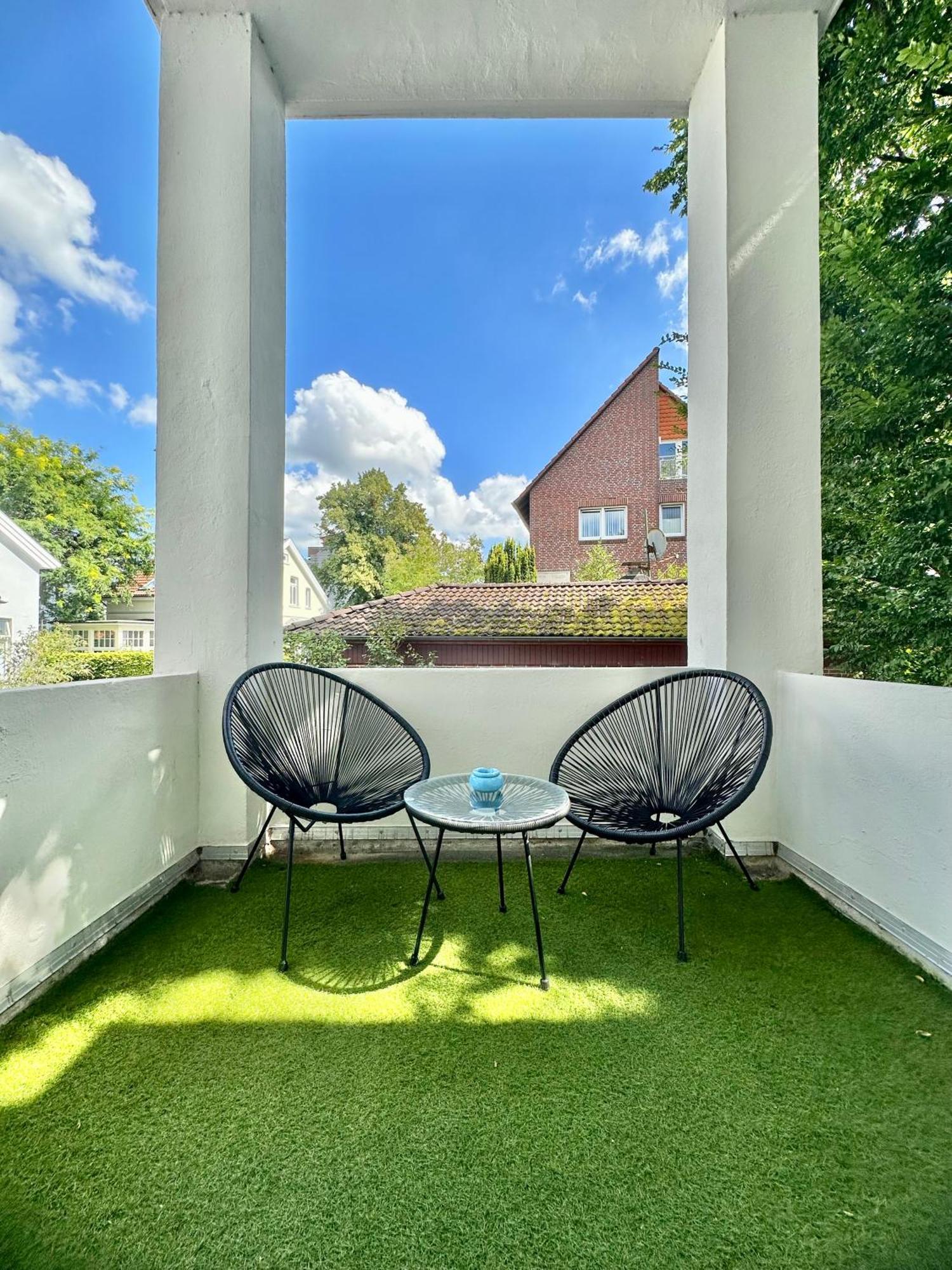 Exklusives City-Apartment Im Herzen Oldenburgs Mit Balkon Und Parkplatz A36 Esterno foto
